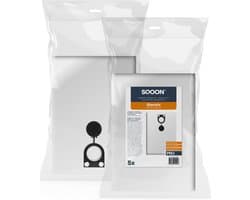 SQOON® Stofzuigerzakken PRO Geschikt voor Starmix FBV 25 / 35 & Dibo 411231 - 5 Stuks