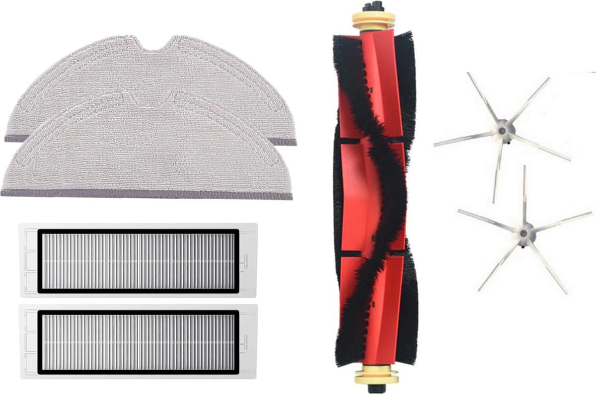 Onderhoudspakket (Wit) incl. dweil - Compatible met Roborock S4, S5 & S6 Series (S4, S5, S5Max, S6, S6 Pure, S6MaxV) — afbeelding 1