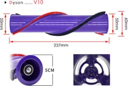 Borstelwals vervanging geschikt voor Dyson V10 Turbo Zuigmond Roller — thumbnail 2