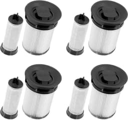 4x Fijnstoffilter set geschikt voor Miele Triflex HX1 Facelift & HX2 steelstofzuigers Alternatief vervanging filter HX-FSF — thumbnail 1