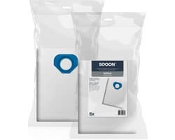 SQOON® Stofzuigerzak geschikt voor Nilfisk GM80/GM90 - Gelijk aan model: 107418500, 81620000, 82095000 - High Filtration voor industriële toepassingen