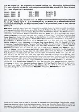 Vacustock stofzuigerzakken voor o.a. Miele G/H/N, Moulinex, Weltstar - doos 5 zakken en 1 filter — thumbnail 2