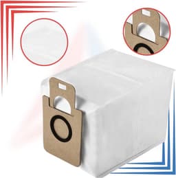 5 x Stofzakken Vervanging compatibel met Dreame L20 Ultra/L10s Ultra/L10 Ultra - grote capaciteit - hoge kwaliteit - Dreame: Bot L20 Ultra Bot L30 Ultra Bot L10s Ultra Bot L10 Ultra Bot L10 Prime Xiaomi: Xiaomi Robot X10 Xiaomi Robot X10 Robot X20+ — thumbnail 4