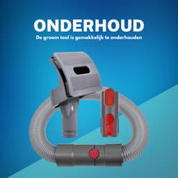 ZENC® Haarborstel met Slang Geschikt voor Dyson V15, V11, V10, V8 & V7 Steelstofzuiger - Mondstuk - Zuigmond - Stofzuigeraccessoires - Grijs — thumbnail 5