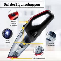 Luxe Kruimeldief – Snoerloos – Verschillende Mondstukken – Handstofzuiger – Stofzuiger zonder Zak – Vacuum Cleaner – Best Verkocht – Lichtgewicht — thumbnail 3