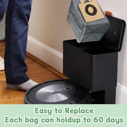 Eufy Premium 10 stuks stofzuigerzakken voor Eufy Clean X8 Pro/X10 Pro Omni robotstofzuiger, stofzak, accessoireset, reserveonderdelen, grote capaciteit — thumbnail 3
