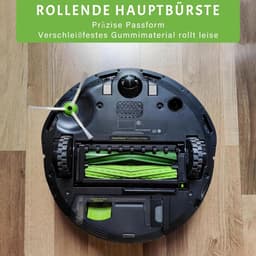 Set van 2 rollen borstels voor iRobot Roomba, reserveonderdelen voor iRobot Roomba E Serie E5 E6 i Serie i7 i7+ i7 Plus i3 i3+ Robotik 4 rubberen borstels — thumbnail 4