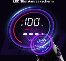 Luxe Steelstofzuiger – Draadloos – Stofzuiger zonder Zak – Op Accu – Wireless Vacuum Cleaner – 40.000PA Zuigkracht – 4 Instelbare Modi – 7-Traps Filter – 500W — thumbnail 4