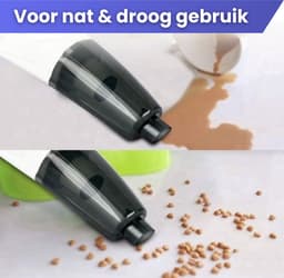 Kozoo Steelstofzuiger Draadloos - Zonder Zak - Op Accu - 4-in-1 - Vacuum Cleaner - Draadloze Stofzuiger - Inclusief Kruimeldief - Kruimelzuiger - HEPA Filter - 0,75L Stofbak - 3 Verschillende Opzetstukken - Rood/Wit — thumbnail 5