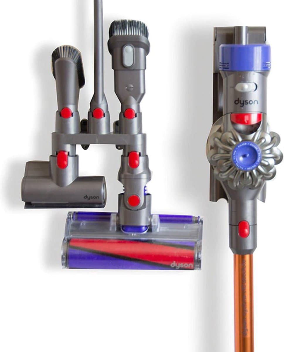 Goodlux wandhouder geschikt voor Dyson stofzuiger V7 V8 V10 V11 V15 accessoires - Dysonhouder - Ophangsysteem – Muurbeugel – Muurhouder – Muur bevestiging - Docking station — afbeelding 1