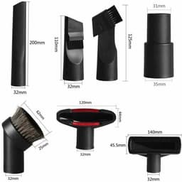 Stofzuigeraccessoireset - 6-delige set - Geschikt voor stofzuigers Geschikt voor een mondstukdiaGeschikt voorer van 32 mm tot 35 mm - Geschikt voor mondstukken van Karcher, Rowenta, Hoover, Xoiture, Bosch en Miele. — thumbnail 3
