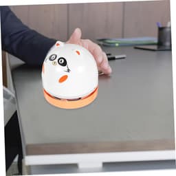 Mini Stofzuiger - Bureau Stofzuiger - Snel Tafel Schoonmaken - Draadloos Oplaadbaar - 9x9x9 cm - Wit — thumbnail 3