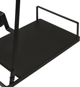 Opbergstandaard Stofzuiger - Standaard Accessoireshouder - Stofzuiger organiseren - Vrijstaand Boren Niet Nodig - 36.5x22x58 cm - Zwart — thumbnail 2