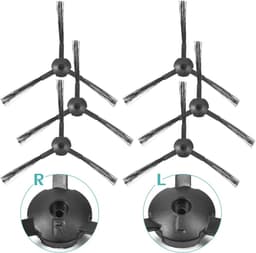 10 stuks accessoires - 3 paar Zijborstel , 3 Filter en 1 Primair filter - Voor ilife V3 V3s V5 V5s V3SPRO V5SPRO V50 - Voor ZACO V5sPro en V5x robotstofzuiger — thumbnail 4