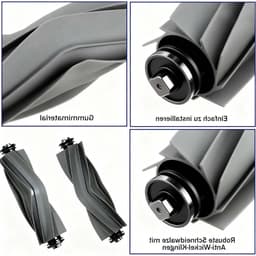 Set van 2 Hoofdborstels en Accessoires voor Dreame Robotstofzuigers - Geschikt voor X40 Ultra, L10s Ultra, L40 Ultra en D10 Plus Gen 2 - Inclusief Reinigingsborstel en Hoofdborstel Accessoires — thumbnail 4