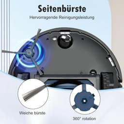 19 stuks accessoireset voor Eufy Omni C20 robotstofzuiger - 1 hoofdborstel, 4 stofzakken, 4 reinigingsdoeken, 4 HEPA-filters, 4 zijborstels, 1 reinigingsborstel, 1 schroevendraaier — thumbnail 5