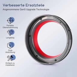 Afdichtringen Geschikt voor de stofbak van de Dyson V11, V15, SV14, SV15, SV17 en SV22 stofzuigers. — thumbnail 4