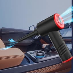 Elektrische Stoffer - Draadloze Bladblazer - Apparaten Reinigen - 50000 RPM Motor - 6000 mAh Batterij - Zwart — thumbnail 4