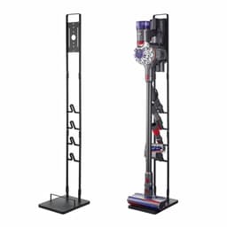 Stofzuiger Standaard Geschikt voor Dyson V6 V7 V8 V10 V11 V15 – Vrijstaande Houder met 4 Haken – Zonder Boren – Metaal – Zwart — thumbnail 1