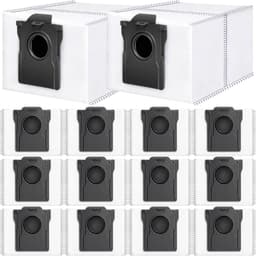 GELLDG Stofzuigerzakken - 14 Stuks - Vervangingsonderdelen voor Stofzuigers - Geschikt voor Dreame L10s Ultra Gen 2/L10s Ultra Gen 3/X40 Ultra/X50 Ultra/L40 Ultra/L50 Ultra/Mova P10/E30/P50/V50 — thumbnail 1