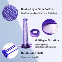 2 stuks filters - V8 FOCUS Matras - Voor Dyson V8 Stofzuiger - Stofzuigerfilter - Stofzuigeraccessoires — thumbnail 4