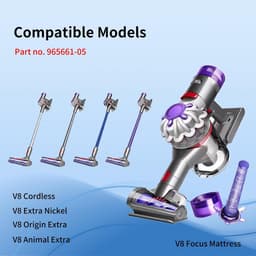 2 stuks filters - V8 FOCUS Matras - Voor Dyson V8 Stofzuiger - Stofzuigerfilter - Stofzuigeraccessoires — thumbnail 3