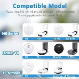 18 stuks - inclusief 1 hoofdborstel, 6 zijborstels, 3 filters, 4 poetsdoeken, 4 stofzakken - Voor Ecovacs Deebot N8 /N8+ /N8 Pro /N8 Pro+ /T8 /T8+/ T8 AIVI/ T8 Max/ T9 /T9+/N10 yeedi vac hybrid/ yeedi vac Station/yeedi vac 2 pro/N10+ Series — thumbnail 5