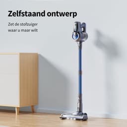 Draadloze Stofzuiger - Steelstofzuiger Accu - Huis Snel Schoon - Krachtige Zuigkracht 23kPa - 35 Min Looptijd - Blauw — thumbnail 3