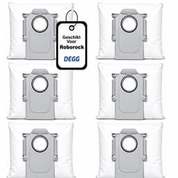 DEGG® Stofzuigerzakken - Geschikt voor Xiaomi roborock - Robot stofzuigerzakken - Geschikt voor Q7 en Q5 series - Q7+, Q5+, Q7max, Q7max+, S7max ultra, S7pro ultra, S7 maxv ultra, S8+, S8pro ultra - 6 STUK(S) — thumbnail 1