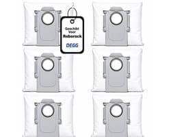 DEGG® Stofzuigerzakken - Geschikt voor Xiaomi roborock - Robot stofzuigerzakken - Geschikt voor Q7 en Q5 series - Q7+, Q5+, Q7max, Q7max+, S7max ultra, S7pro ultra, S7 maxv ultra, S8+, S8pro ultra - 6 STUK(S)
