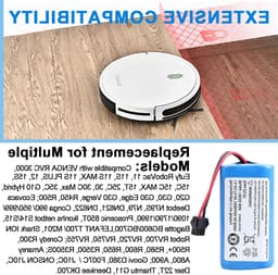 Krachtige 3400mAh 14.4V Vervangende Batterij voor Robotstofzuigers zoals Eufy RoboVac en Ecovacs Deebot, Geschikt voor Langdurig Gebruik en Betrouwbare Prestaties — thumbnail 2