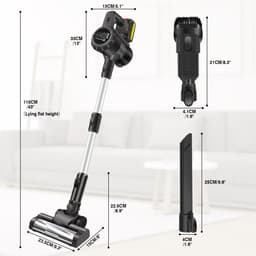 Stick Stofzuiger 6-in-1 - Draadloos - Lichtgewicht - Voor Harde Vloeren en Tapijt — thumbnail 2