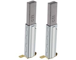 Dailygoods- Koolborstels 11x6x29mm - 2 Paar - Compatibel met 30/60/70/80/90L Stofzuiger - Carbon Borstels - Duurzaam - Ideale Vervanging - Koolborstel