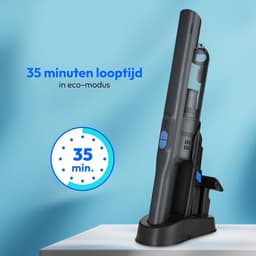 Draadloze Handstofzuiger - Steelstofzuiger - Snel Schoonmaken - 2-in-1 Functie - 35 Min Looptijd - Grijs — thumbnail 2