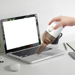 Cleaner Table Stofverzamelaar, mini-accu, roterend borstelgereedschap, lichte kruimelklopper voor desktop, cadeau, reinigingsaccessoires voor kinderen — thumbnail 2