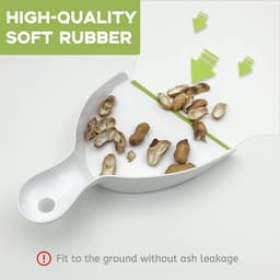 Stofpan en borstelset - Mini veger - Bureau schoonmaken - Ergonomisch ontwerp - 1 set - Groen — thumbnail 5