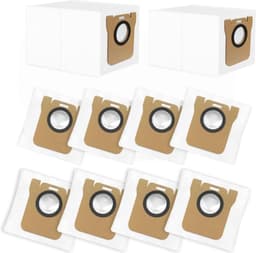 10 stuks stofzakken voor Dreame L10s Ultra / L10 Ultra / L20 Ultra /S10/S20, compatibel met Xiaomi X10+ / X20+/X10/X20/L10/M40 stofzak vervangende stofzuigeraccessoires (3,2 l grote capaciteit) — thumbnail 1