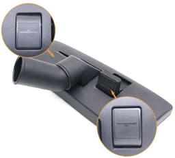 Allecto - Vloermondstuk - Universeel - Zwart - Stofzuigeraccessoire - Geschikt voor diverse merken - 32mm — thumbnail 2