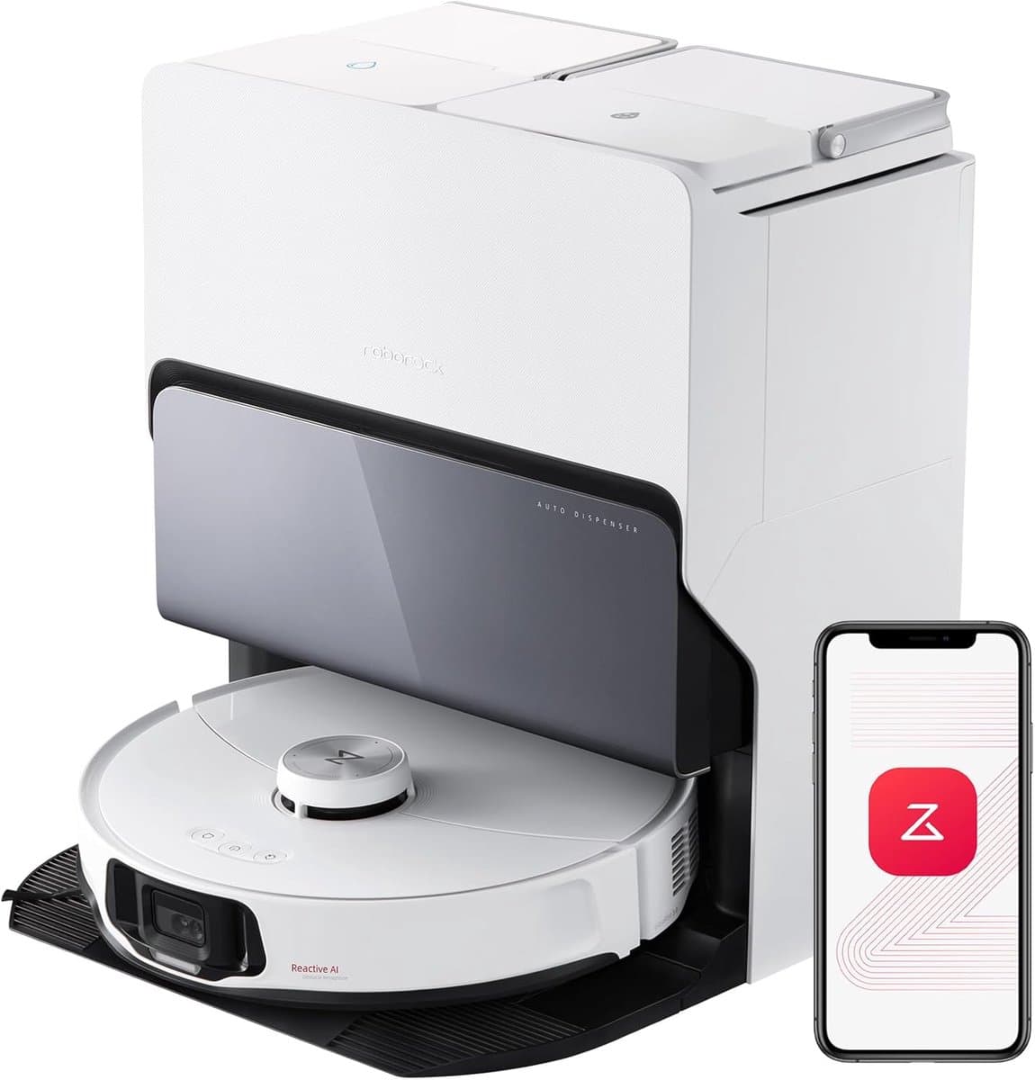 Roborock S8 MaxV Ultra - Robotstofzuiger - Combi Wit — afbeelding 1