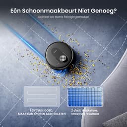 Proscenic Q8 Max plus - Robotstofzuiger met Dweilfunctie - 10,000 Pa - 230㎡ - Zuigkracht -met Reinigingsstation 4L — thumbnail 3
