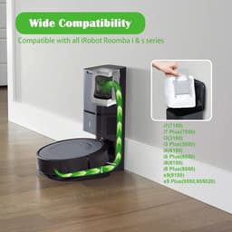 10 stuks zuigzakken voor iRobot Roomba I & S-serie - i7 (7150) i7 + / Plus (7550) i3 + (3550) i6 + (6550) i8 + (8550) s9 (9150) s9 + / Plus (9550) - Compatibel met Clean Base — thumbnail 2