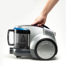 Stofzuiger zonder zak - Cilinderstofzuiger Busmodel - Krachtig stofzuigen - Turbocyclone systeem - 2 liter reservoir - Grijs — thumbnail 3