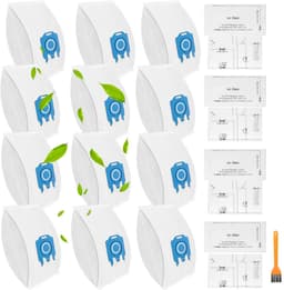 Cosensi - Vacuumzakken - 12 Stuks - Inclusief Filters - Microfiber - Geschikt voor Miele GN - Ideaal voor Classic C1 Complete C2 C3 — thumbnail 2