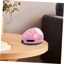Mini Bureaustofzuiger - Kruimeldief Bureau - Werkplek Schoonhouden - Stil Werking - 11 x 11 x 11 cm - Roze — thumbnail 3