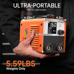 Inverter Lasapparaat - 2-in-1 Lasser - Metaal Bewerken - Ultra Compact - 2.7 kg - Zwart — thumbnail 3