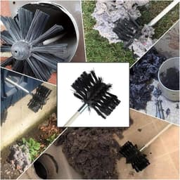 Schoorsteenvegerset - Droger ventilatie reiniger - Schoorsteen reinigen - Roterend systeem - 9 stangen 610mm - Niet gespecificeerd — thumbnail 2
