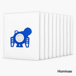 20x Stofzuigerzakken Geschikt Voor Miele Type GN Complete C2 & C3 PowerLine Allergy Cat & Dog Parquet - C2 & C3 Silence Ecoline - Premium Kwaliteit stofzuigerzak - van Homivae — thumbnail 1