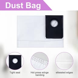 18 stuks - 1 hoofdrolborstel, 4 filters, 4 dweilpads, 4 zijborstels, 4 stofzakken, 1 borstel - Voor Eureka J15 Pro Ultra en Voor Midea V15 Pro/V15 Max/ V15 Pro Mini — thumbnail 5