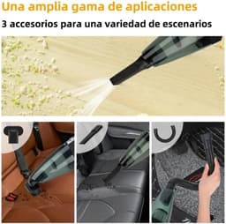 Autostofzuiger - Handstofzuiger Draagbaar - Auto en Huis Reinigen - Sterke Zuigkracht - 400 Gram - One Color — thumbnail 2
