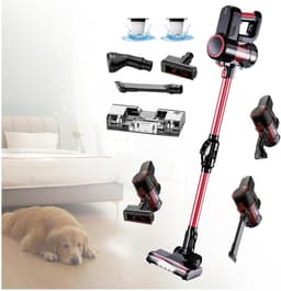 Zuig- en dweilstofzuiger, 5-in-1, met dweilfunctie, 200 ml watertank, steelstofzuiger, accu voor dierenharen, tapijt, thuis en harde vloeren — thumbnail 1